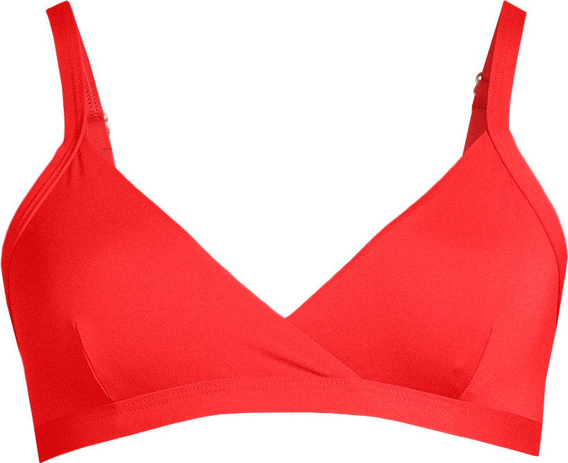 Casall Women's Overlap Bikini Top Summer Red