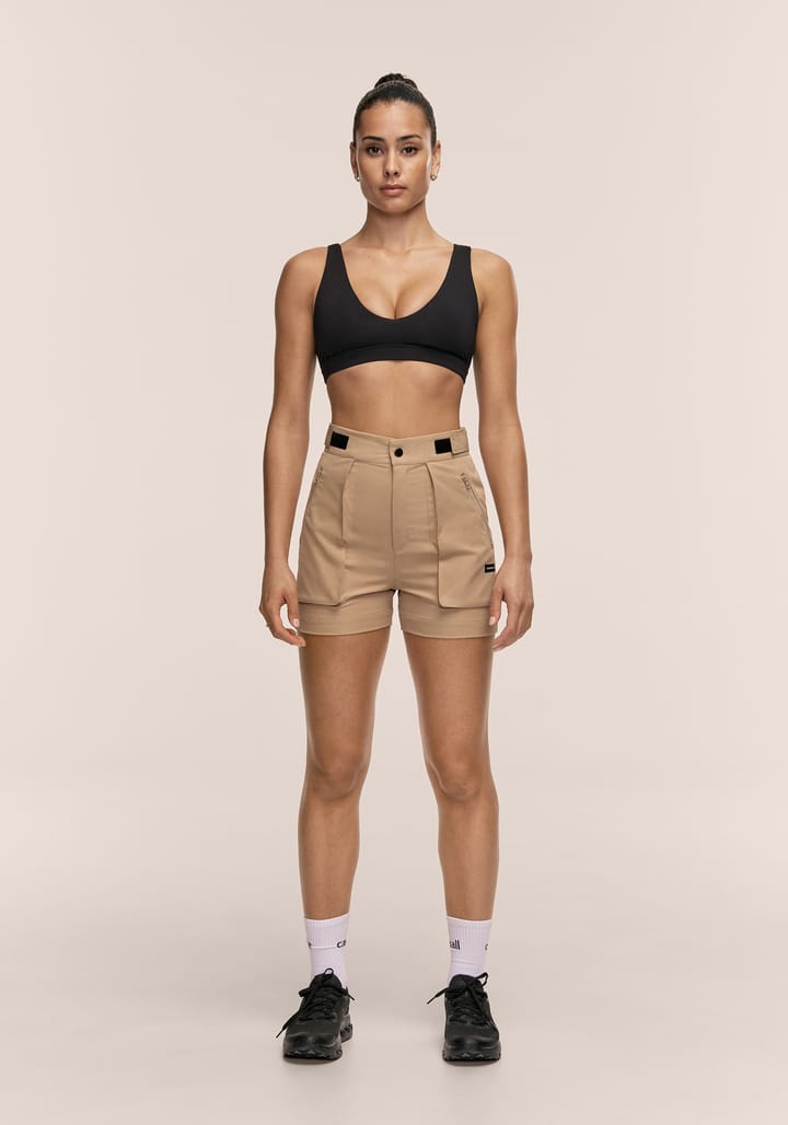 Casall Women's Outdoor Active Shorts Dark Sand Casall