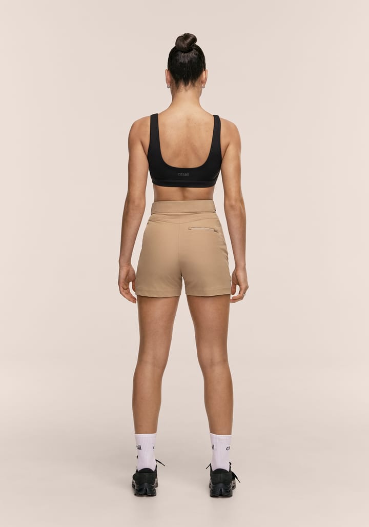 Casall Women's Outdoor Active Shorts Dark Sand Casall