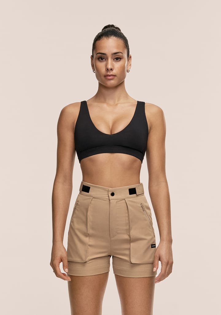 Casall Women's Outdoor Active Shorts Dark Sand Casall