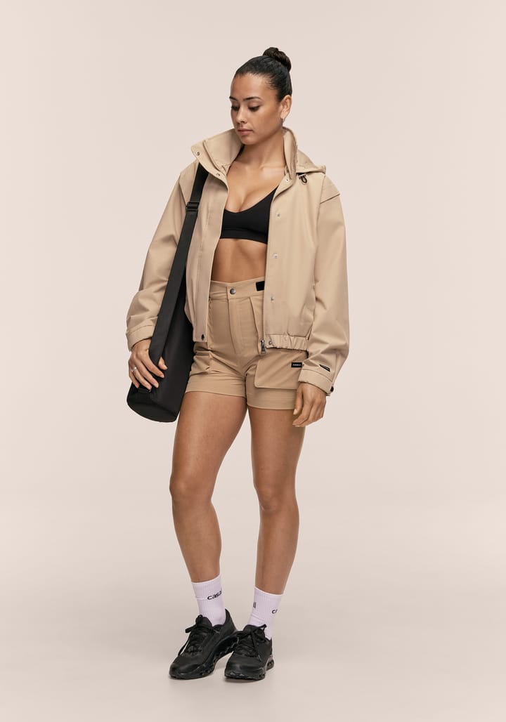 Casall Women's Outdoor Active Shorts Dark Sand Casall