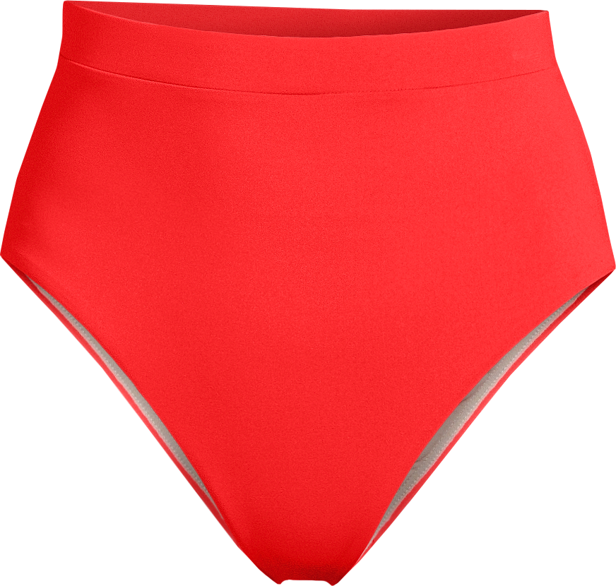 Casall Women’s High Waist Bikini Bottom Summer Red