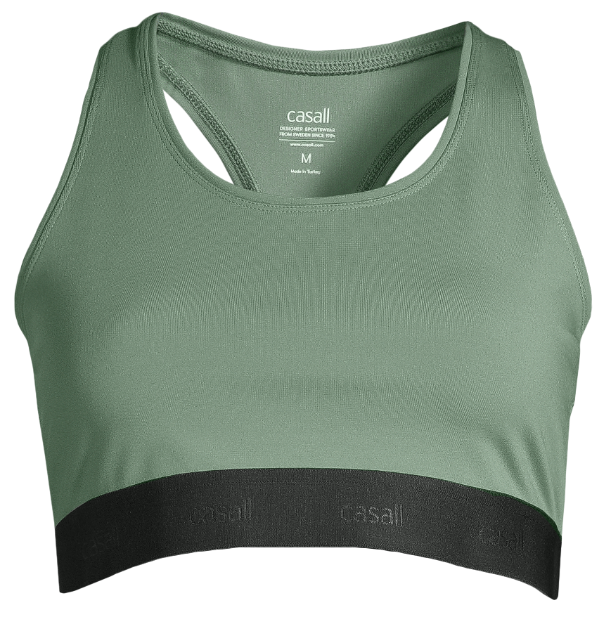 Casall Graphic Sports Bra Dusty Green