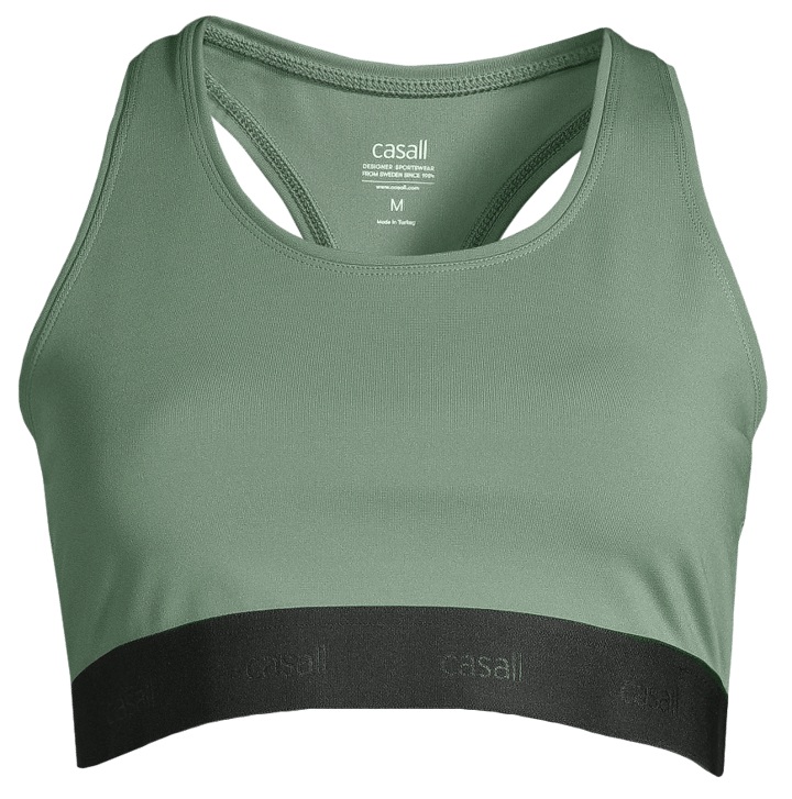 Casall Graphic Sports Bra Dusty Green Casall