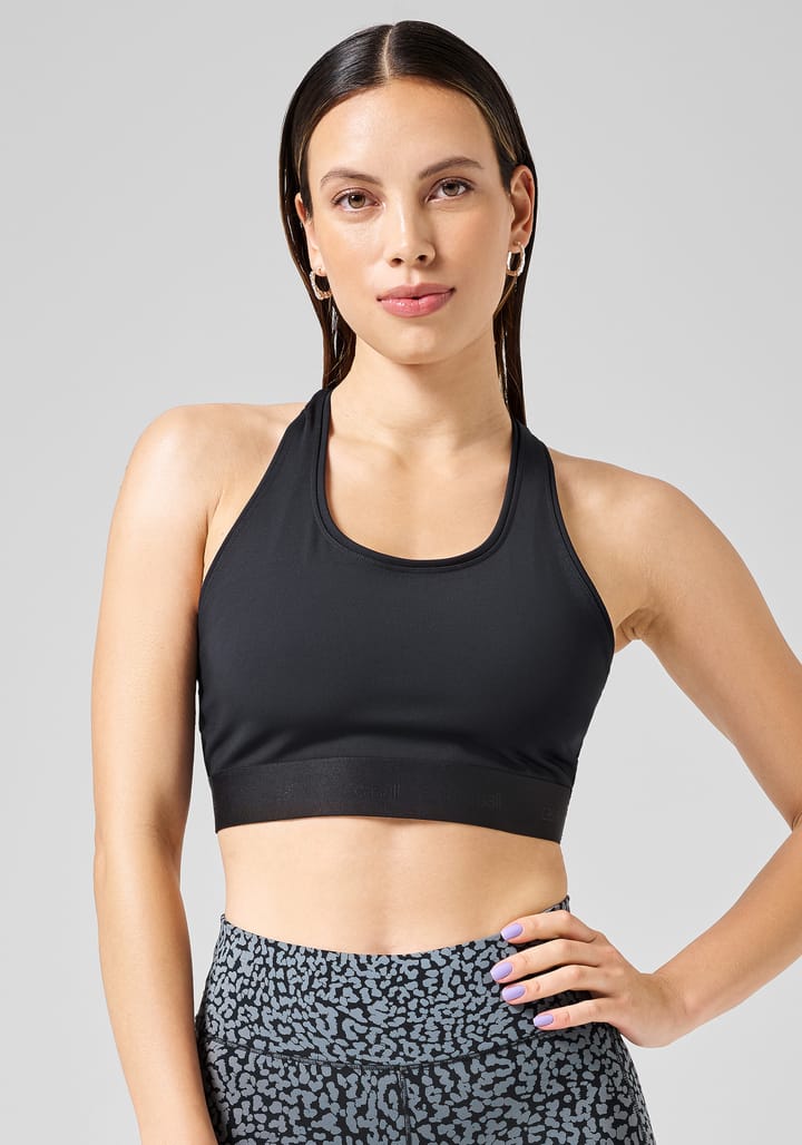 Casall Graphic Sports Bra Black Casall