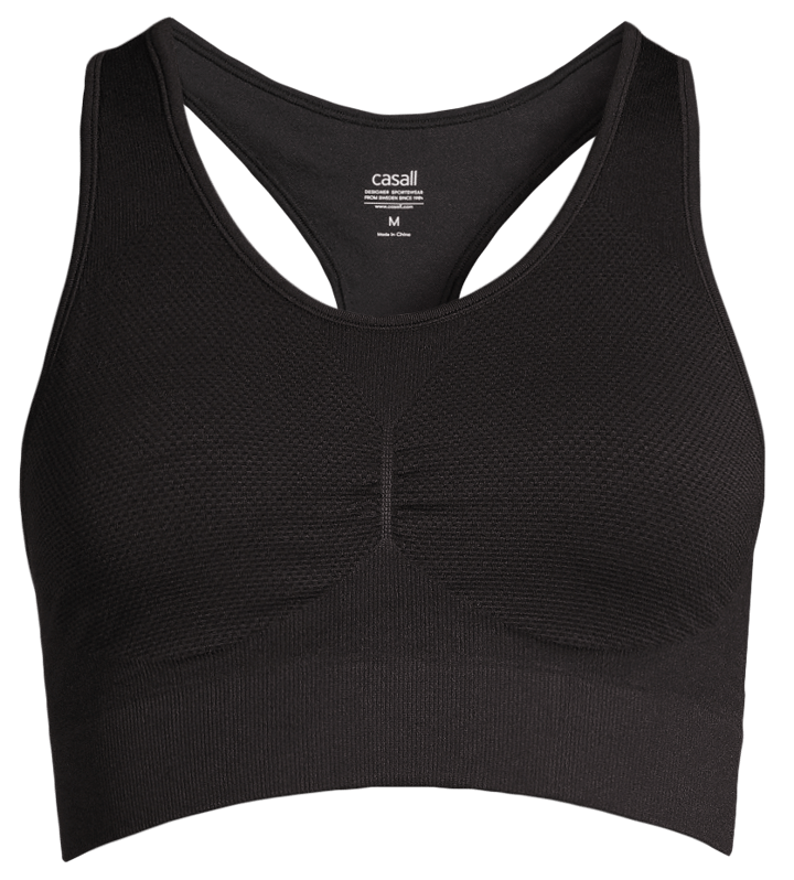 Women's Seamless Soft Sports Bra Black