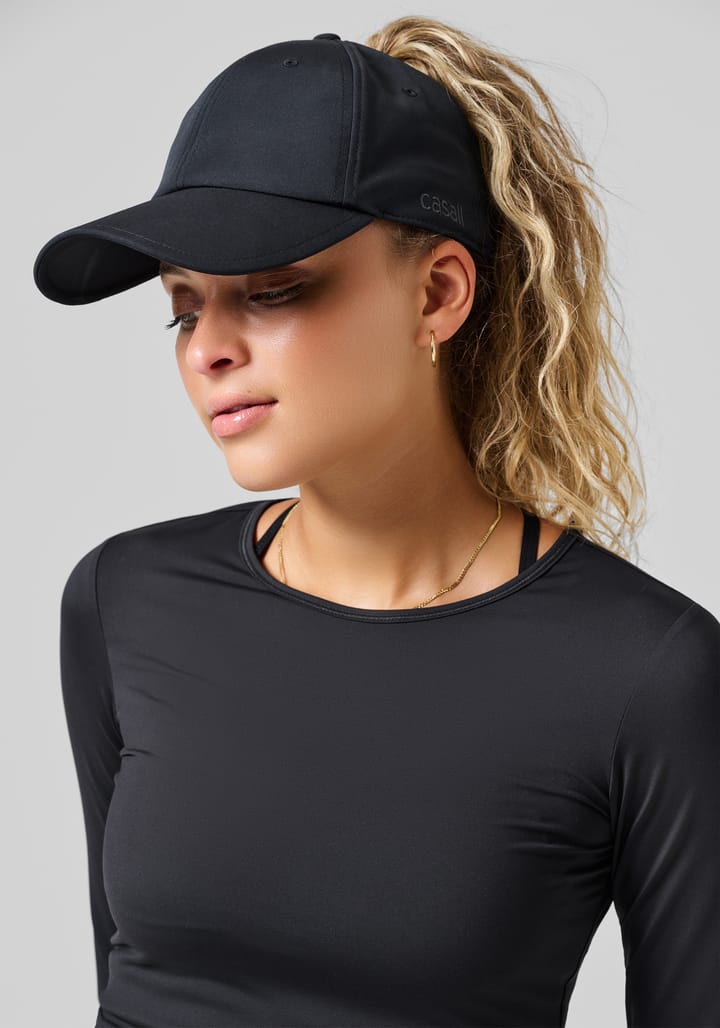 Casall Women's Performance High Ponytail Cap Black Casall Casall Women's Performance High Ponytail Cap Black Casall