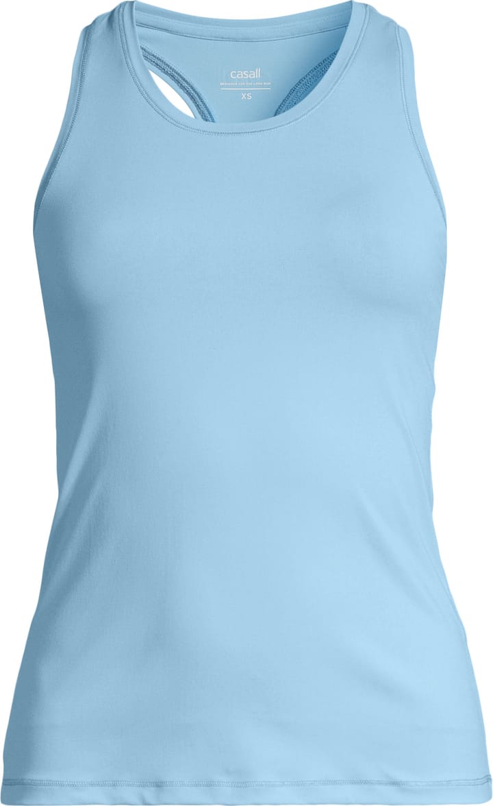 Casall Women's Essential Racerback Tank Blue Lagoon Casall