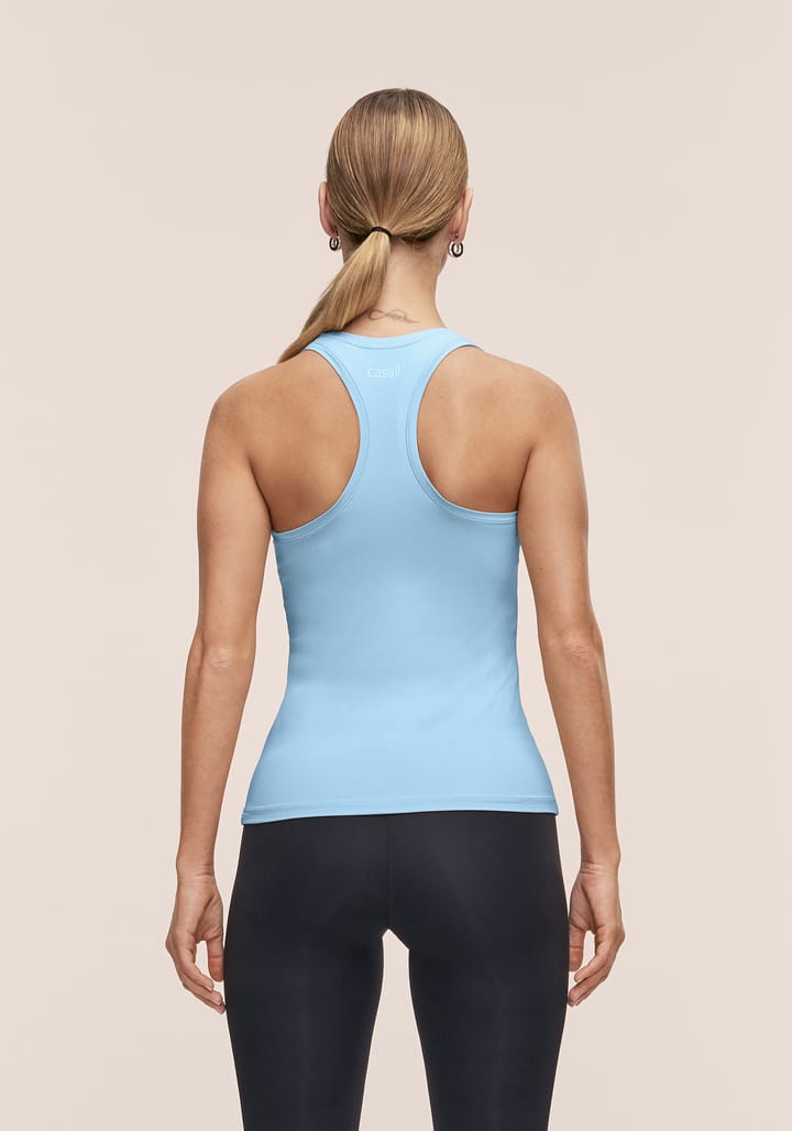 Casall Women's Essential Racerback Tank Blue Lagoon Casall