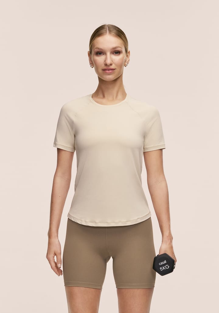 Casall Women's Essential Tee Ecru Casall
