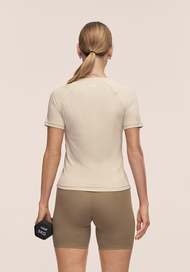 Casall Women's Essential Tee Ecru Casall
