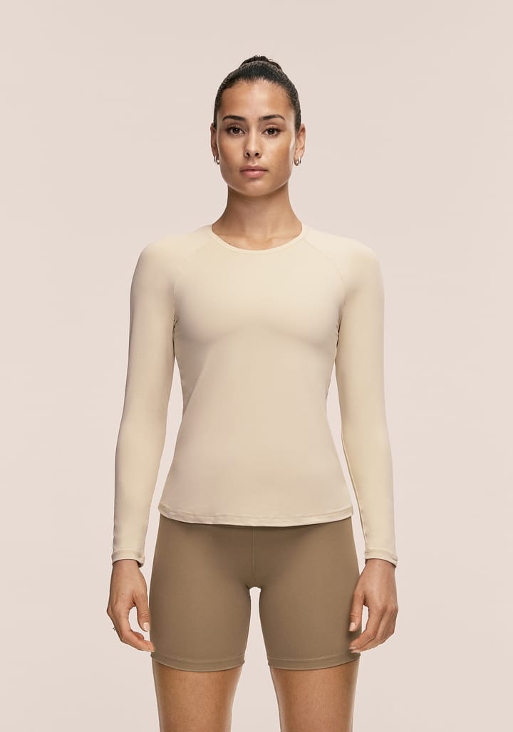 Casall Women's Essential Long Sleeve Ecru Casall