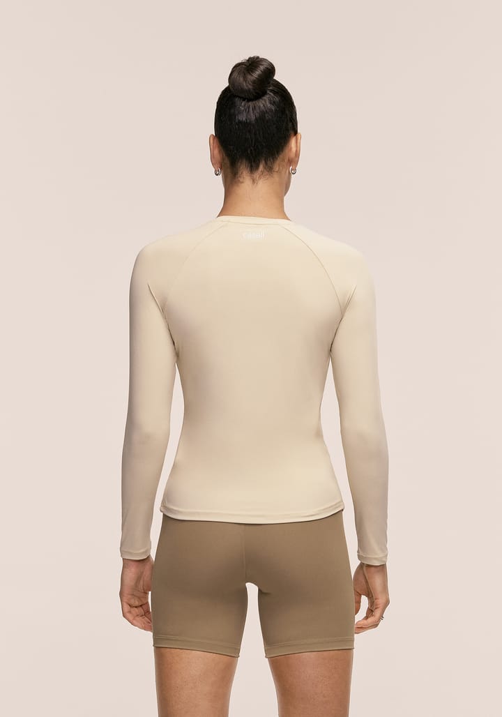 Casall Women's Essential Long Sleeve Ecru Casall