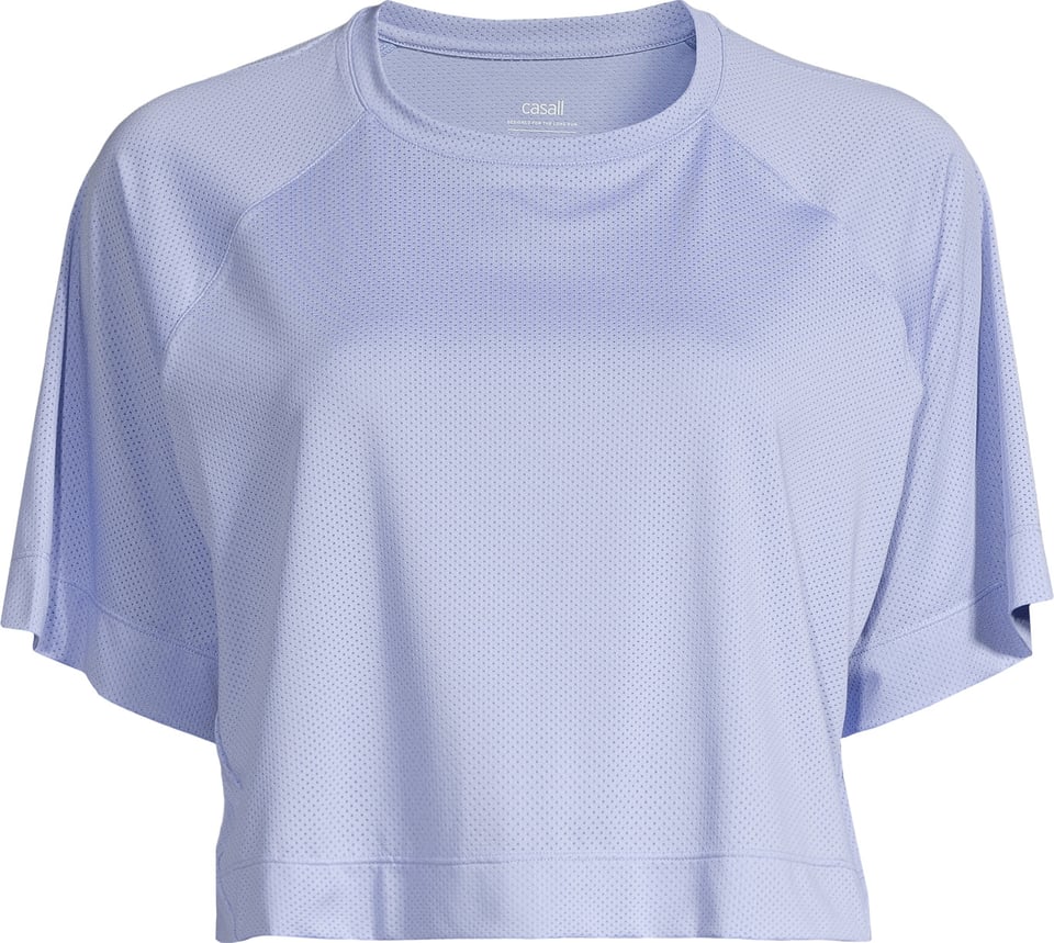Women's Laser Mesh Crop Tee