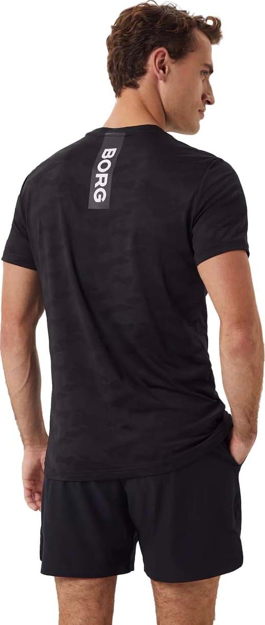 Björn Borg Men's Borg Performance T-Shirt Black Beauty Björn Borg