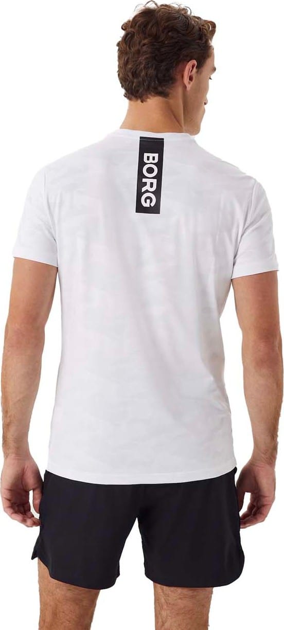 Björn Borg Men's Borg Performance T-Shirt Brilliant White Björn Borg