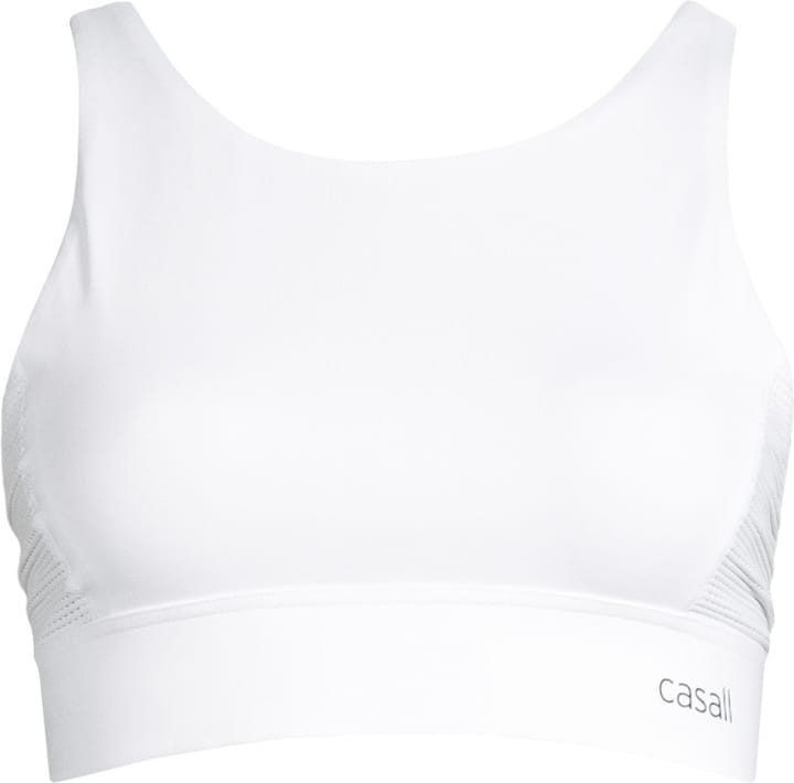 Casall Women's Iconic Adjustable Sports Bra White Casall