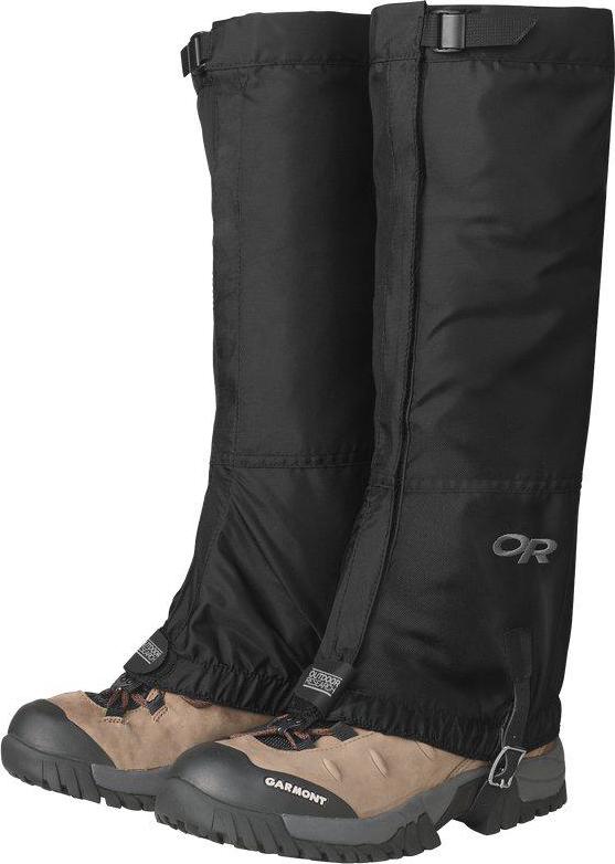 Outdoor Research Men's Rocky Mountain High Gaiters Solid Black Damasker M