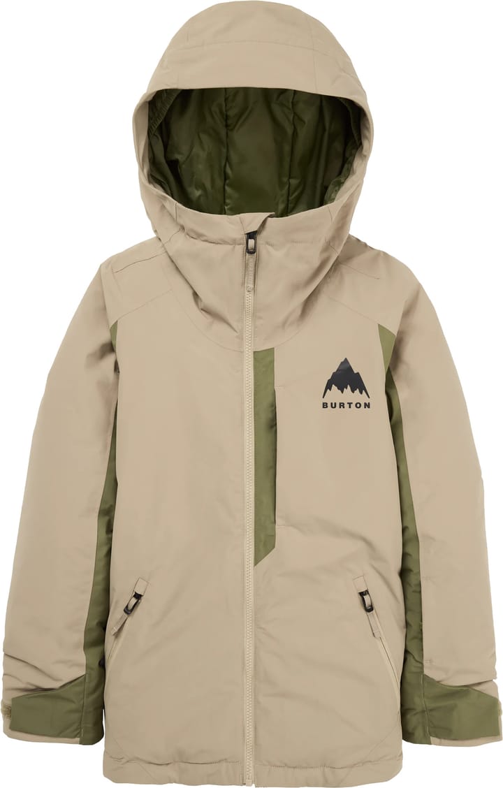 Burton Kids' Hillslope Jacket Summit Taupe/forest Moss Burton