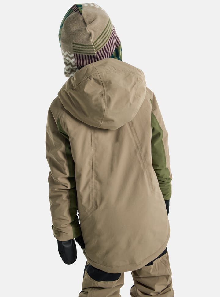 Burton Kids' Hillslope Jacket Summit Taupe/forest Moss Burton