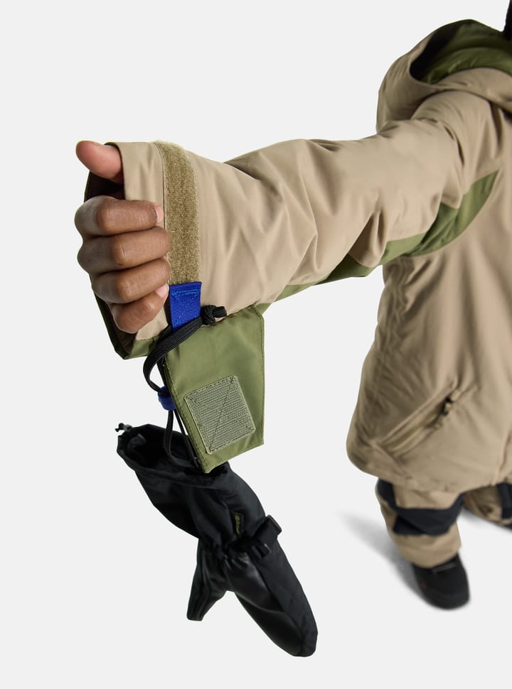 Burton Kids' Hillslope Jacket Summit Taupe/forest Moss Burton