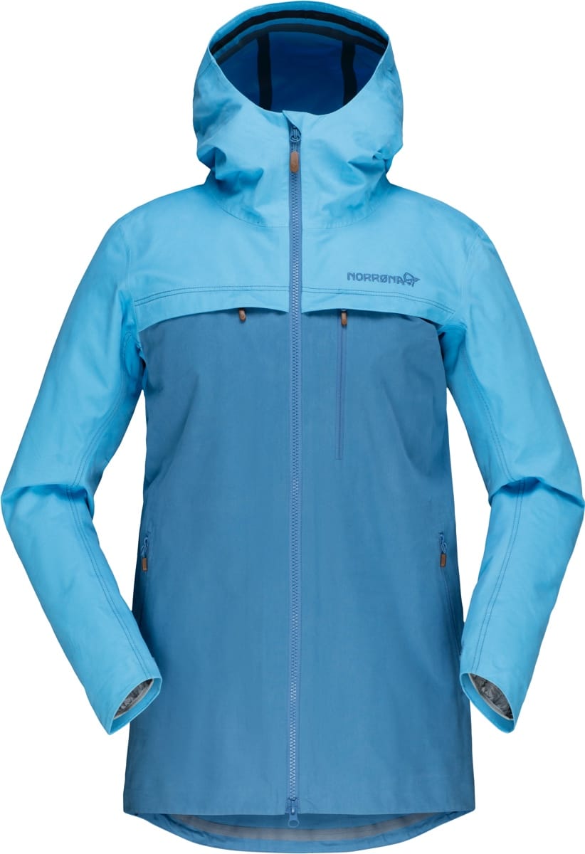Norrøna Svalbard Cotton Jacket (W) Heritage Blue/Coronet Blue