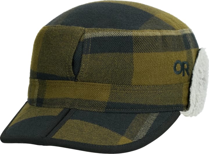 Outdoor Research Men's Yukon Cap Dark Olive Plaid Outdoor Research