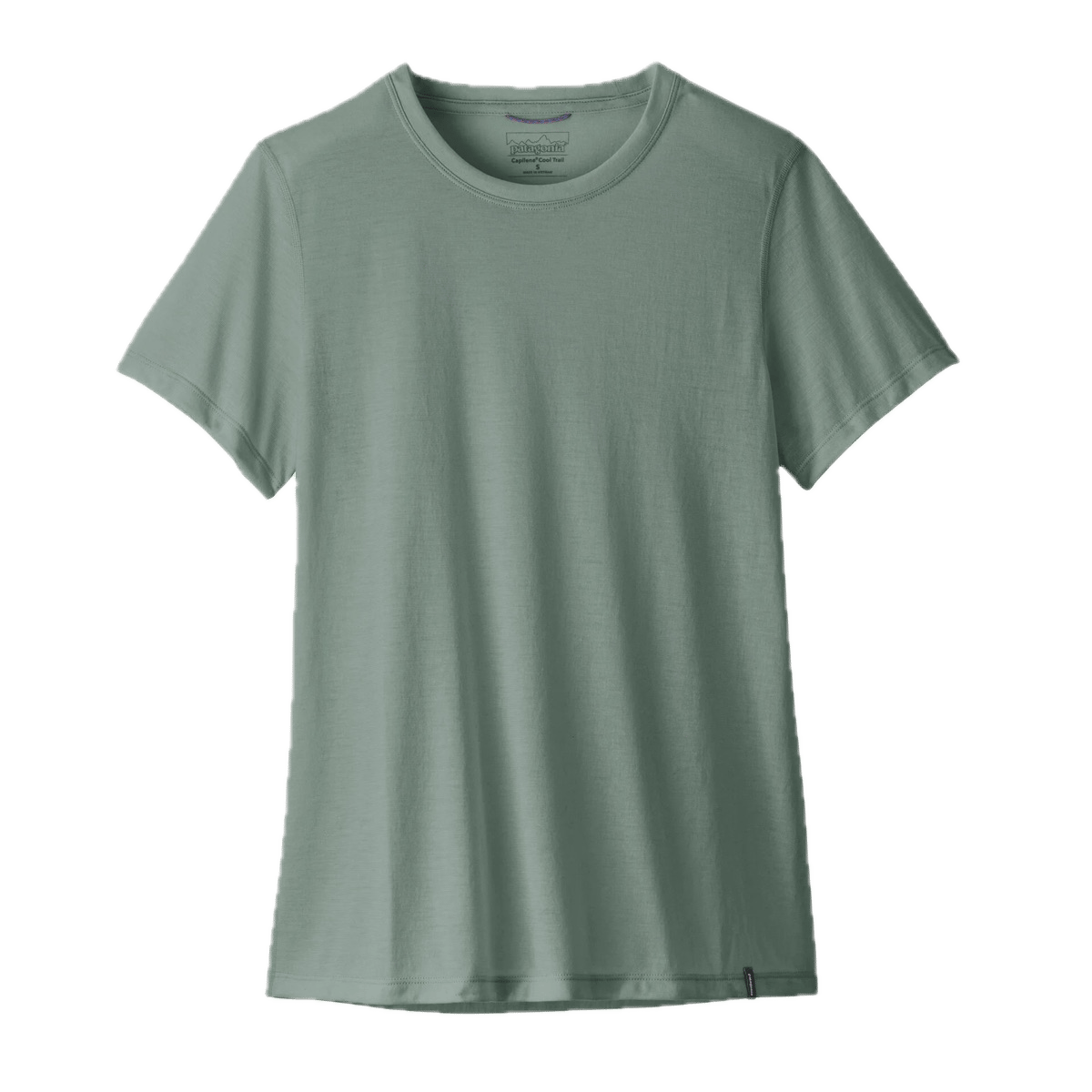 Patagonia W'S Cap Cool Trail Shirt - Stratapeaks Cover Green