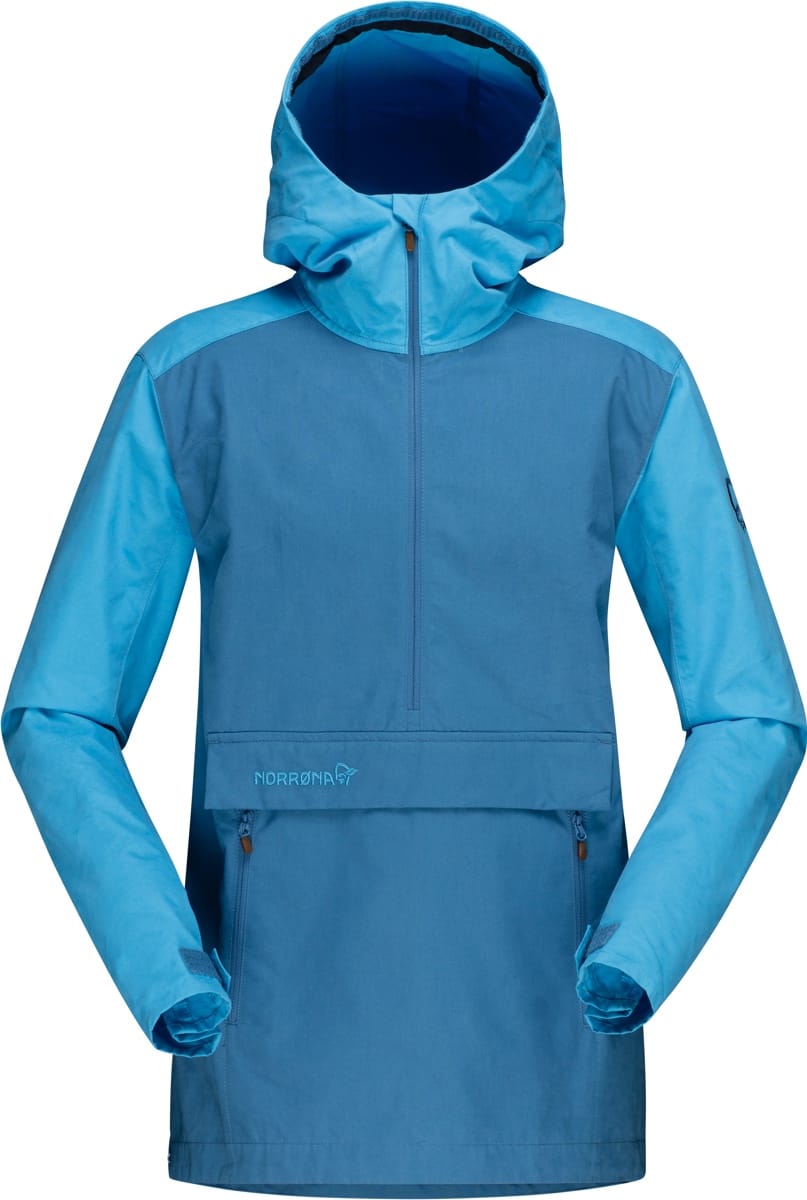 Norrøna Svalbard Cotton Anorak (W) Heritage Blue/Coronet Blue