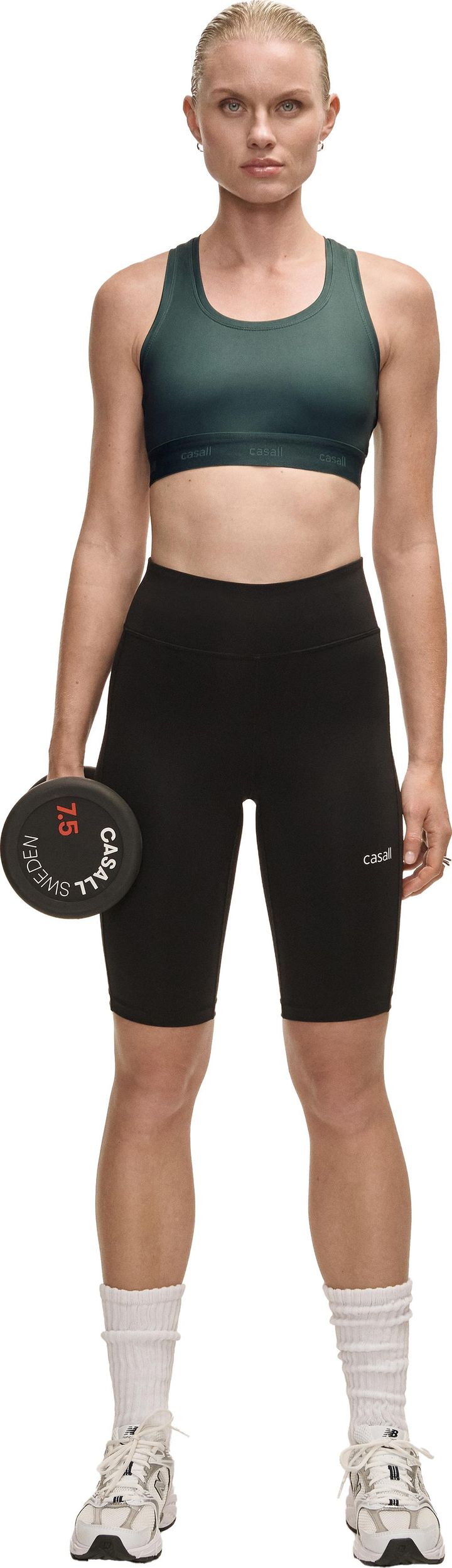 Casall Women's Essential High Waist Bike Tights Black Casall