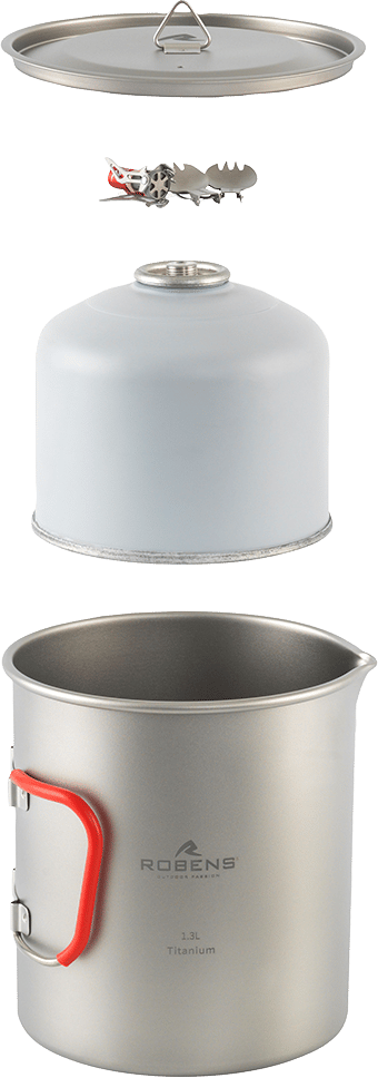 Robens Fire Wisp Duo Cook Set UL Silver Robens