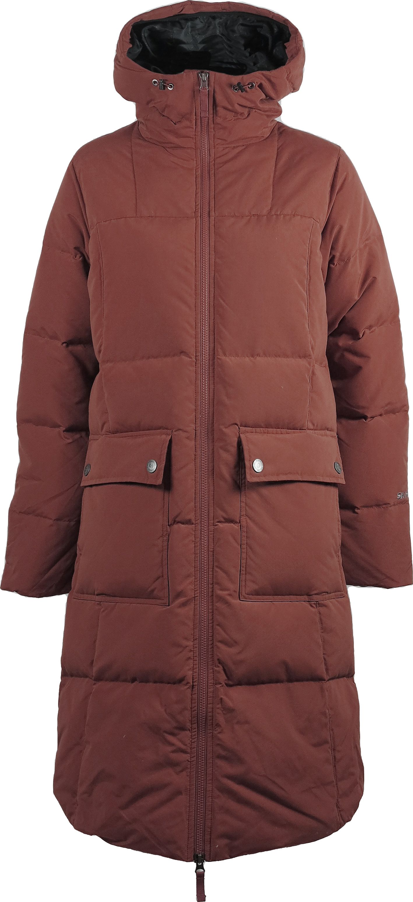 Skhoop Women's Selma Down Coat Chestnut