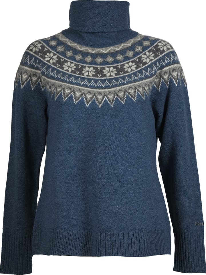 Skhoop Women's Scandinavian Turtleneck Navy Skhoop