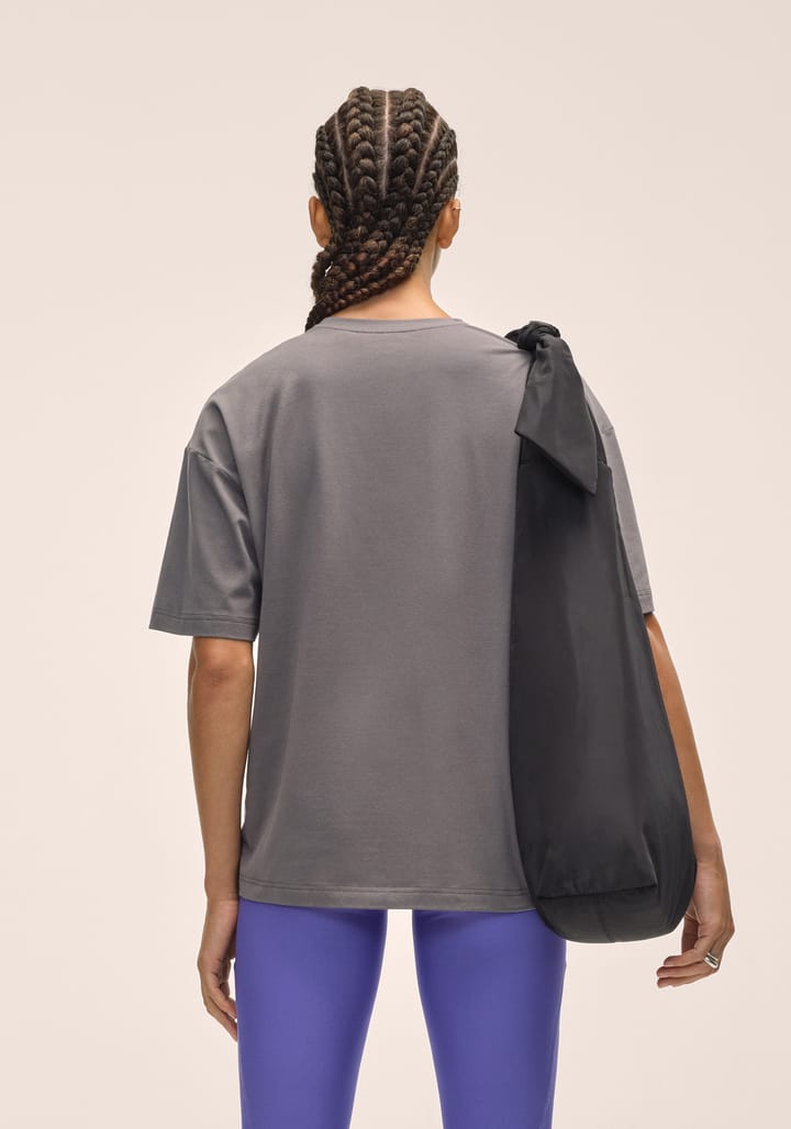 Casall Women's Oversized Cotton Tee Dark Grey Casall
