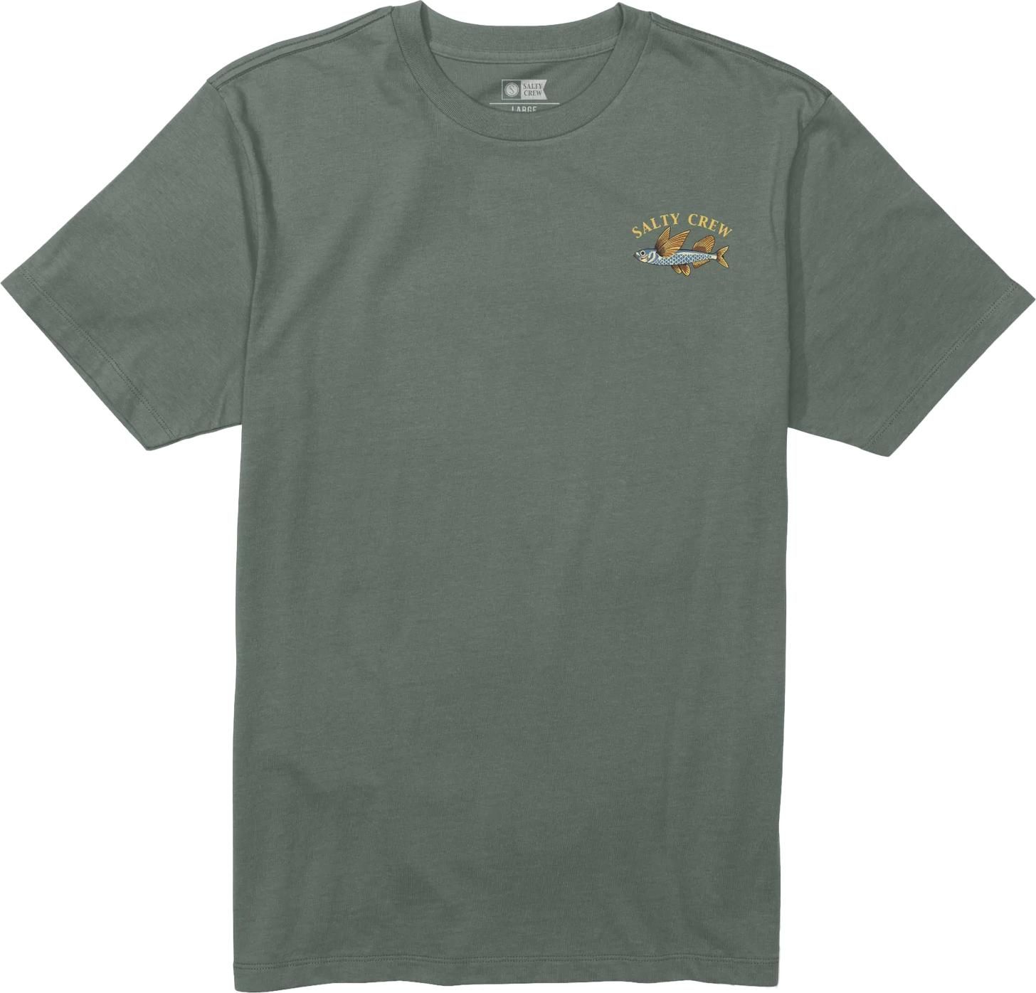 Salty Crew Men's Fly Home SS Tee Laurel Wreath