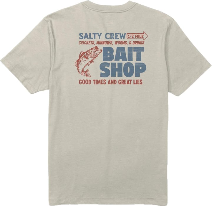 Salty Crew Men's Bait Shop SS Tee Moonbeam Salty Crew
