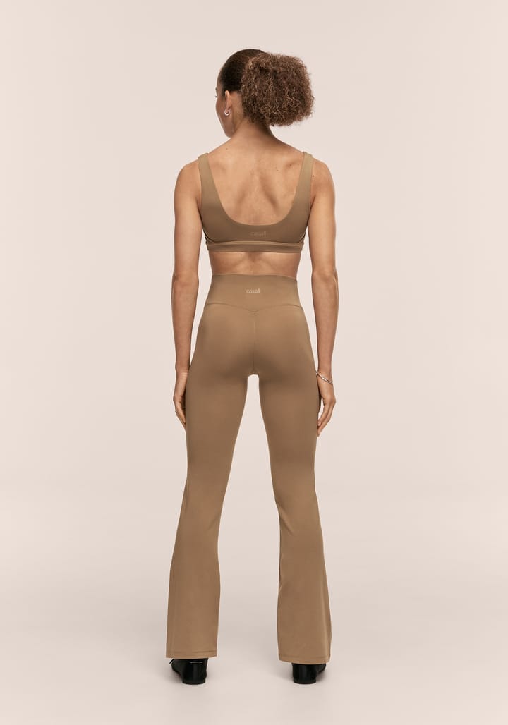 Casall Women's Soft Touch Flared Pants Light Khaki Casall