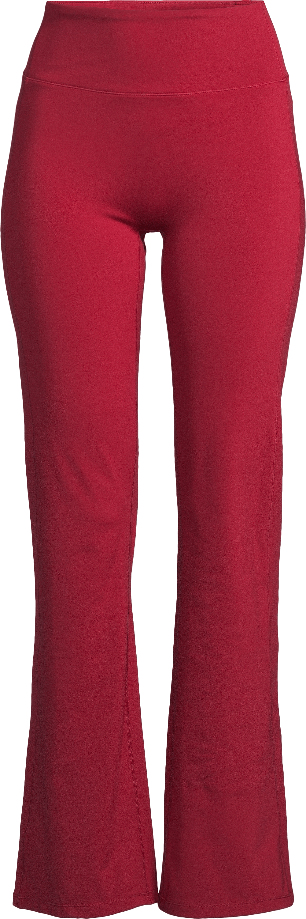 Casall Women's Soft Touch Flared Pants Maroon Red