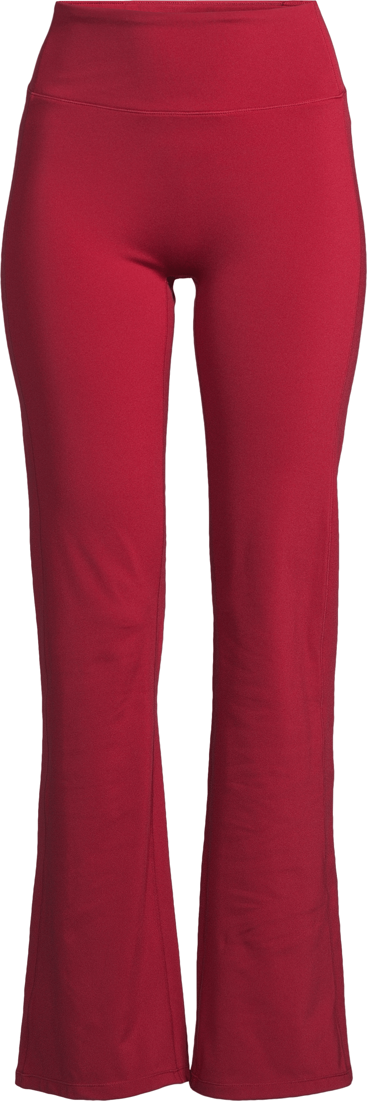 Casall Women's Soft Touch Flared Pants Maroon Red Casall