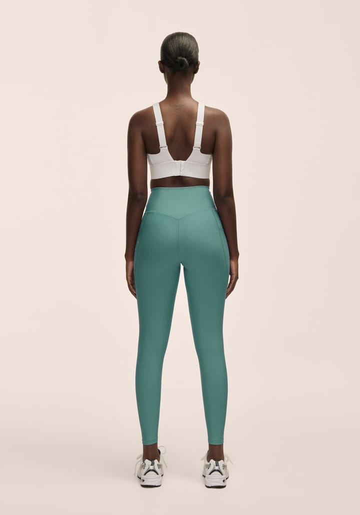 Casall Women's Pure Pocket High Waist Tights Winter Green Casall Casall Women's Pure Pocket High Waist Tights Winter Green Casall