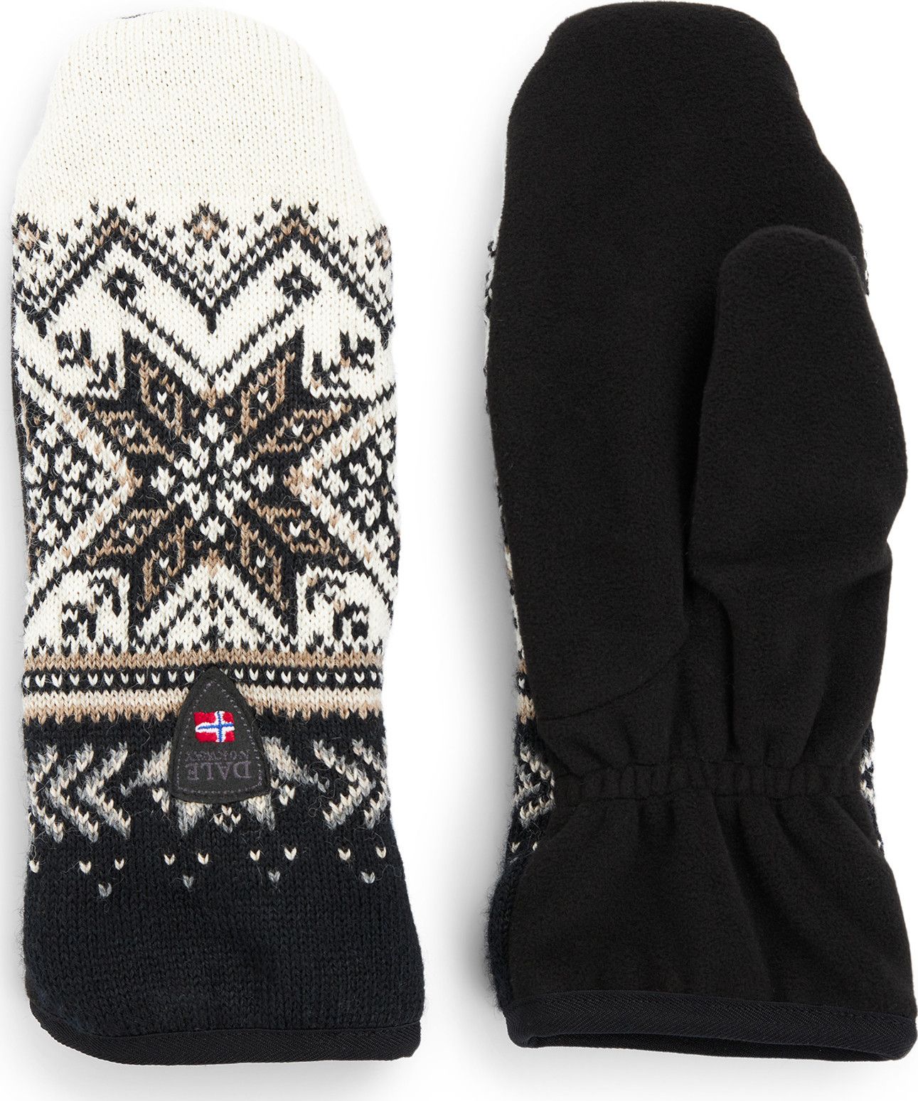 Dale of Norway Vail Polar Mittens Black/Offwhite