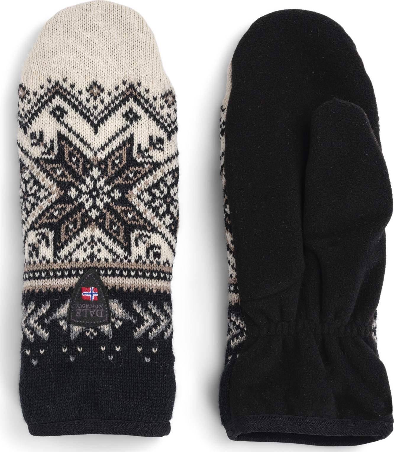 Dale of Norway Vail Polar Mittens Black/Offwhite