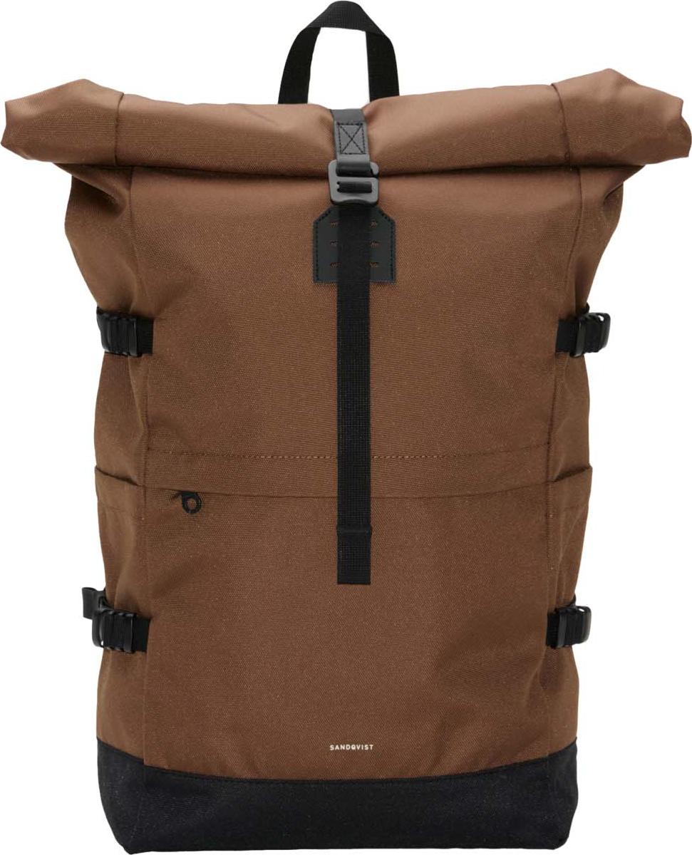 Sandqvist Icon Rolltop Backpack 16" Brown  OneSize