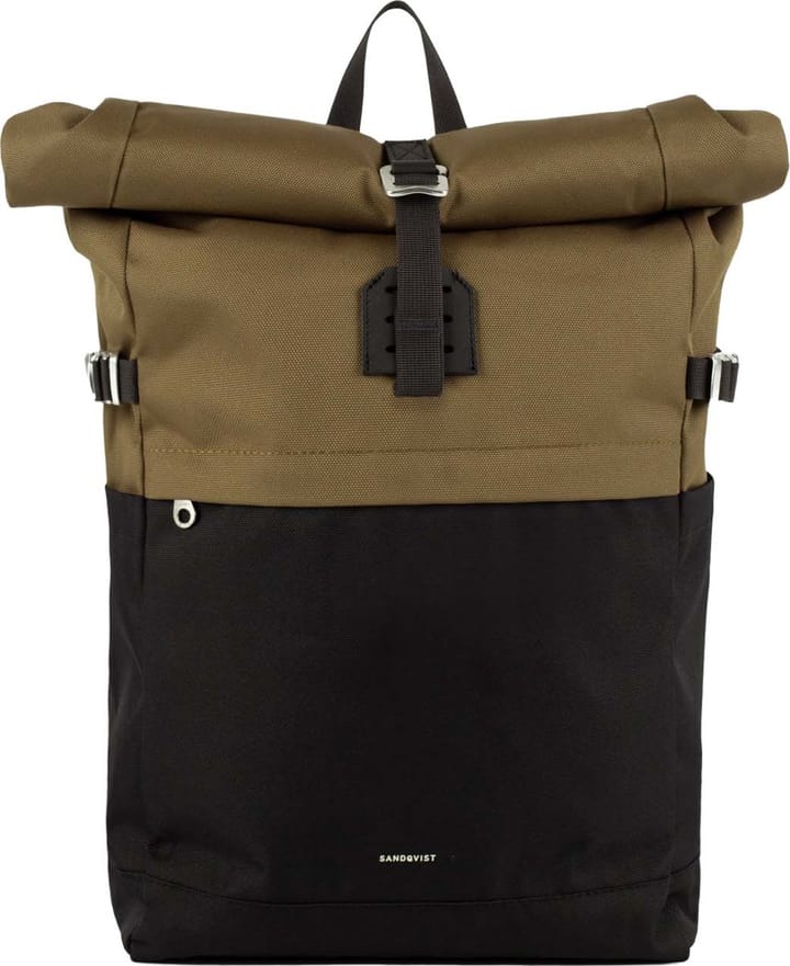 Sandqvist Icon Rolltop Backpack M Multi Olive Sandqvist