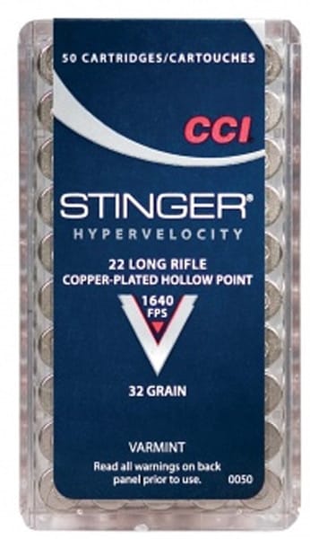 CCI Cci Stinger 22 Lr 50-Pack CCI CCI Cci Stinger 22 Lr 50-Pack CCI