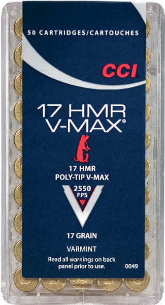 CCI Cci 17 Hmr 17gr V-Max 50-Pack CCI CCI Cci 17 Hmr 17gr V-Max 50-Pack CCI