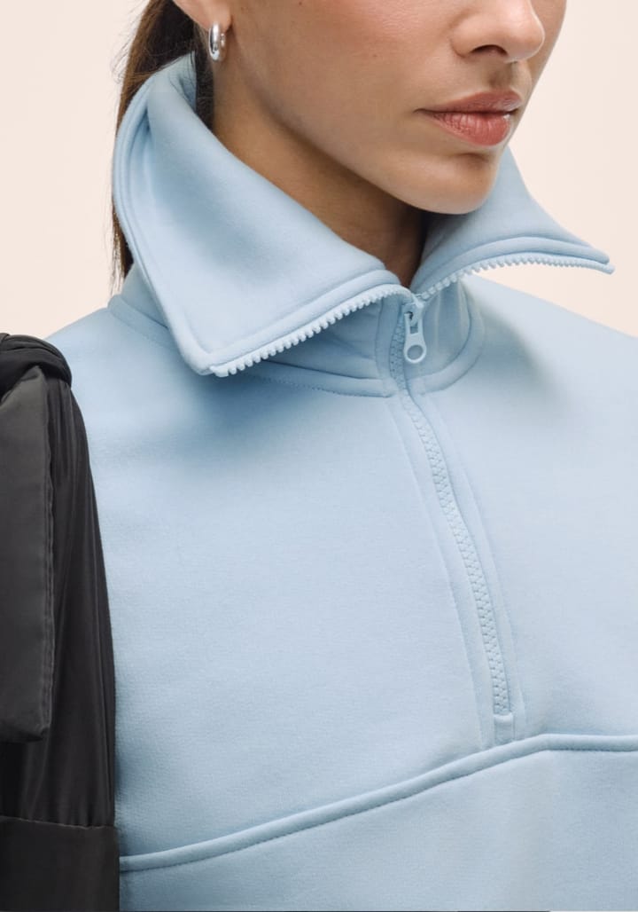 Casall Easy Half Zip Sweater Dream Blue Casall