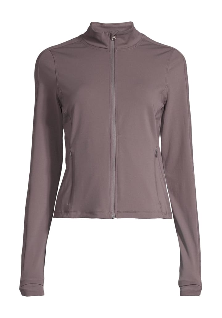 Casall Women's Soft Touch Zip Jacket Dark Grey Casall