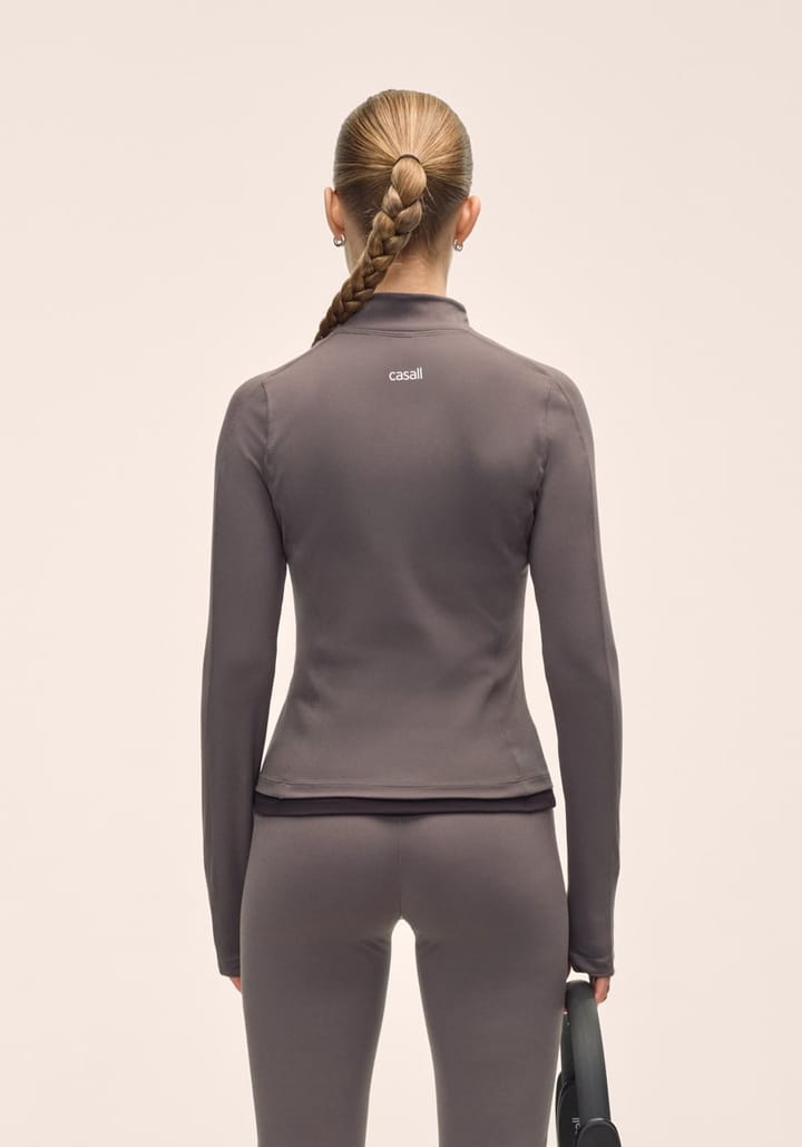 Casall Women's Soft Touch Zip Jacket Dark Grey Casall Casall Women's Soft Touch Zip Jacket Dark Grey Casall