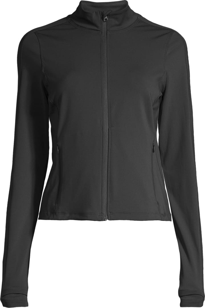 Casall Women's Soft Touch Zip Jacket Black Casall